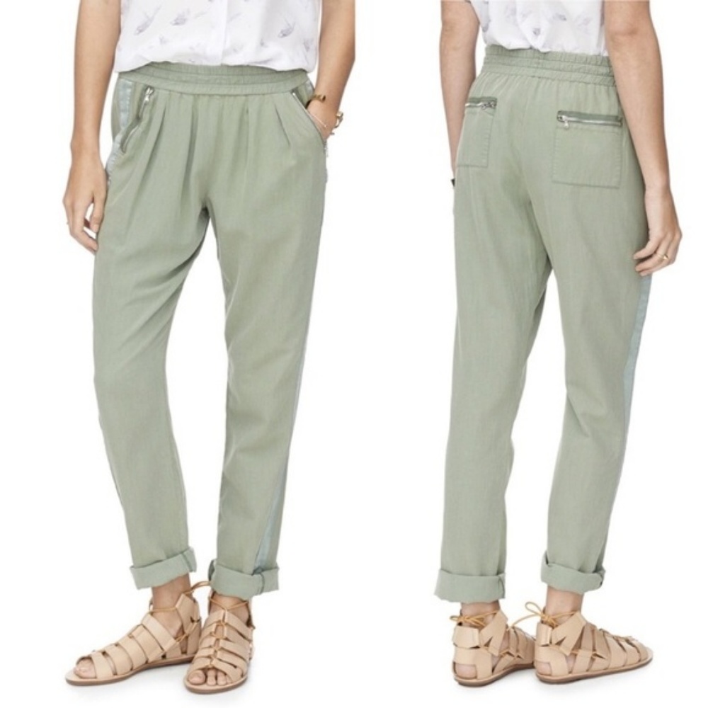 Rebecca Taylor Trousers with Silk Detail